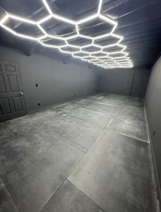 A home gym renovation by North Fork Contracting, Shenandoah's top home contractor.