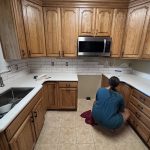 Kitchen remodel progress by North Fork Contracting, Shenandoah's top home contractor.
